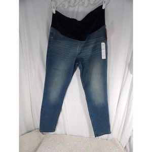 Isabel Maternity By Ingrid & Isabel Womens Blue Maternity Jeggings Jeans 16/33R